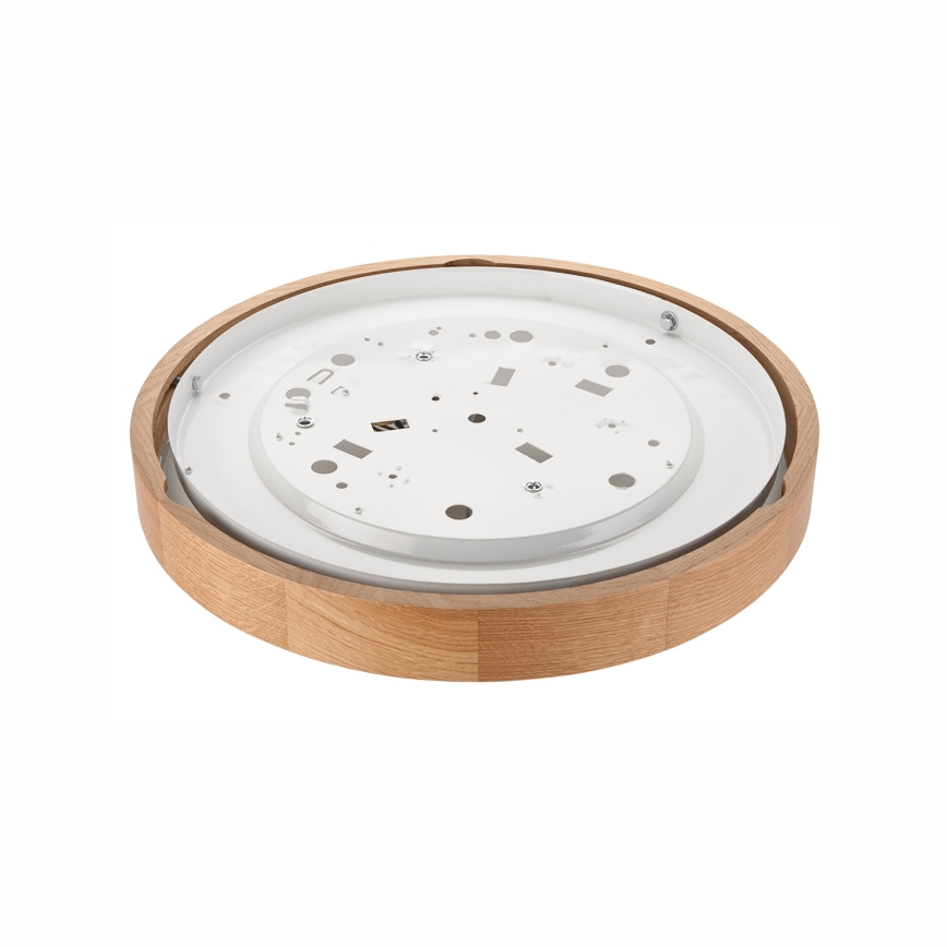 Стельовий світильник OAK SLIM 2xE27/60W/230V дуб ø 37 см - FSC сертифіковано