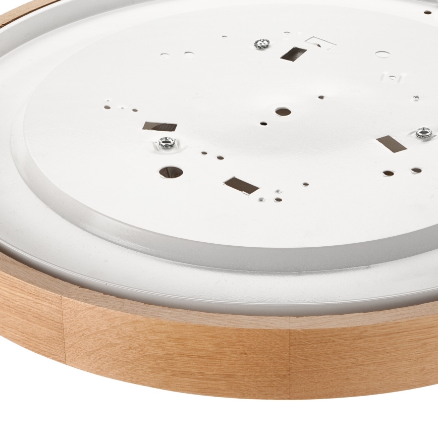 Стельовий світильник OAK SLIM 3xE27/60W/230V дуб ø 47 см
