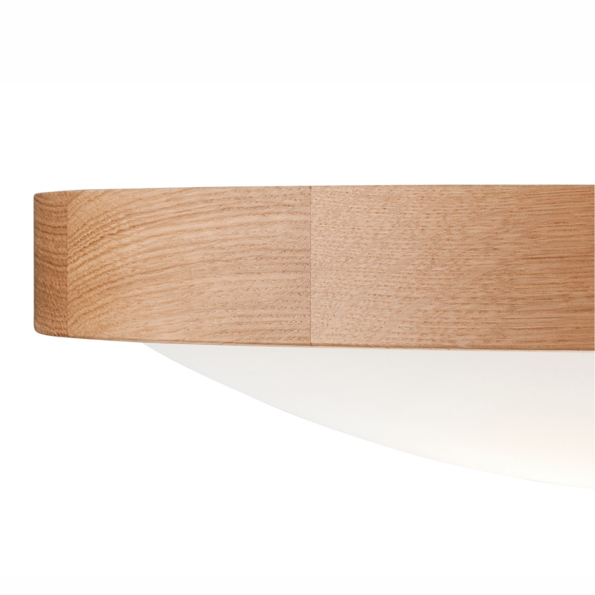 Стельовий світильник OAK SLIM 3xE27/60W/230V дуб ø 47 см