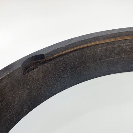 Потолочний світильник OAK SMOKY 1xE27/15W/230V ? 27,5 см дуб/темно-коричневий