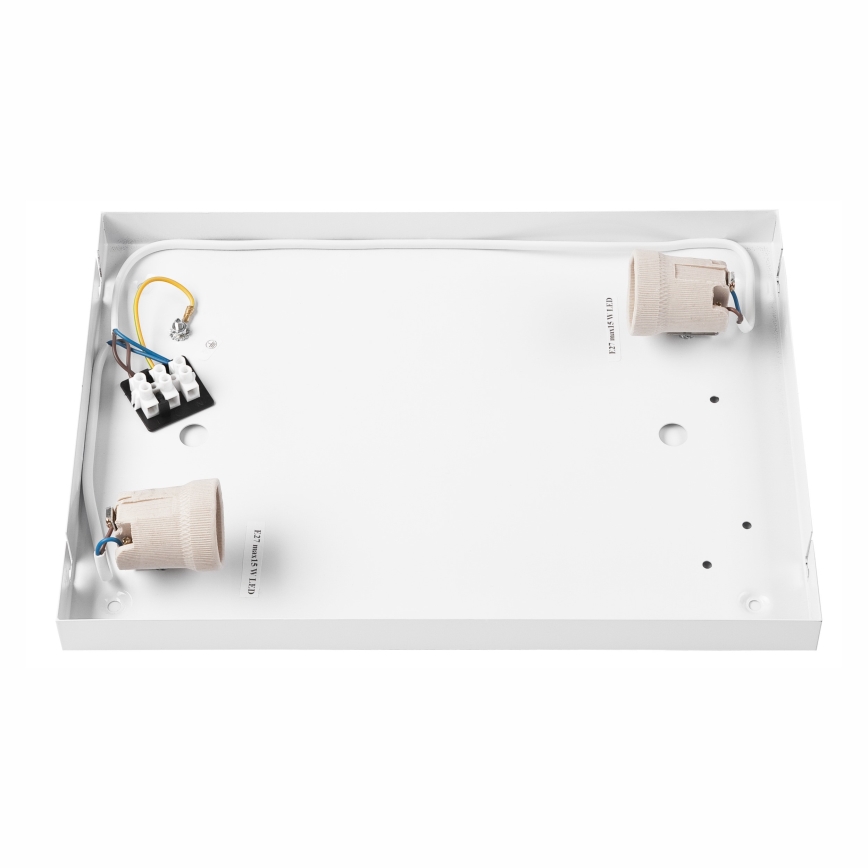 Стельовий світильник OAK SQUARE 2xE27/15W/230V 35x35 см дуб