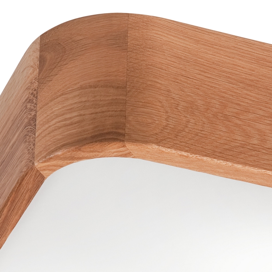 Стельовий світильник OAK SQUARE 2xE27/15W/230V 35x35 см дуб