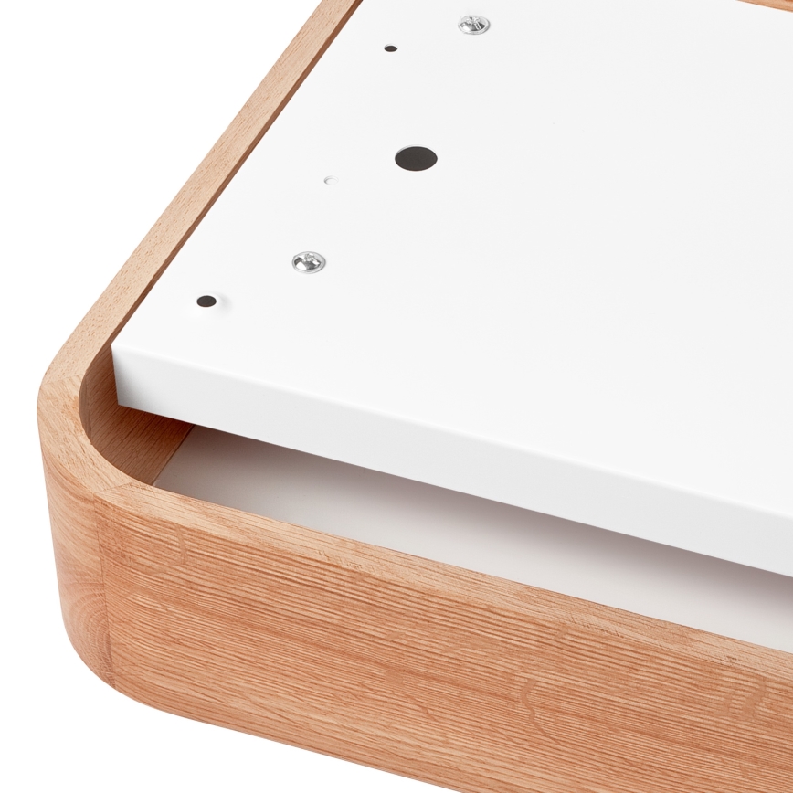 Стельовий світильник OAK SQUARE 2xE27/15W/230V 35x35 см дуб