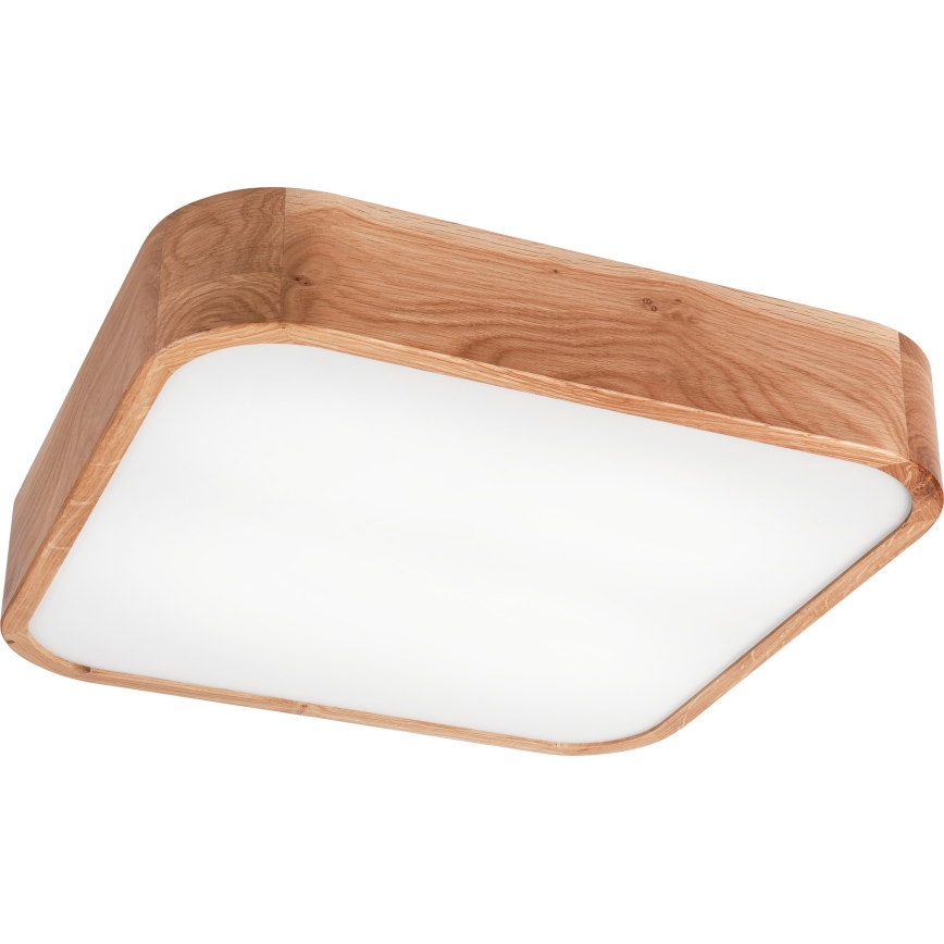 Стельовий світильник OAK SQUARE 4xE27/15W/230V 45x45 см дуб