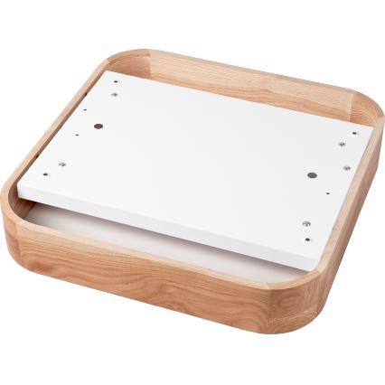 Стельовий світильник OAK SQUARE 4xE27/15W/230V 45x45 см дуб