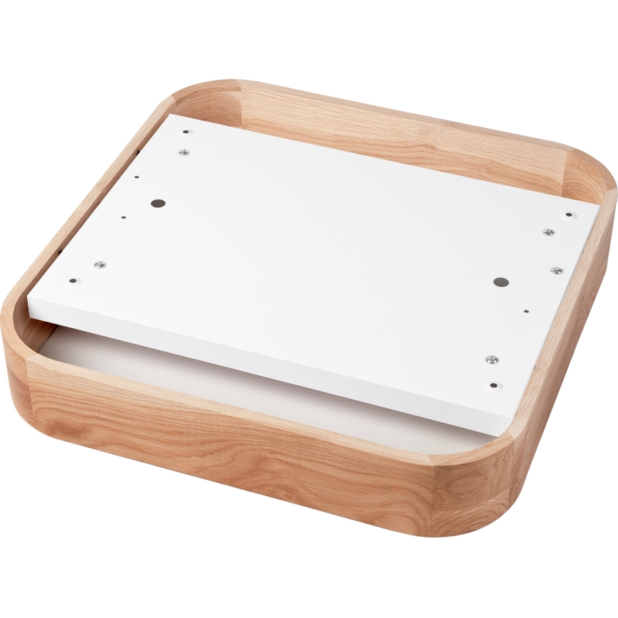 Стельовий світильник OAK SQUARE 4xE27/15W/230V 45x45 см дуб