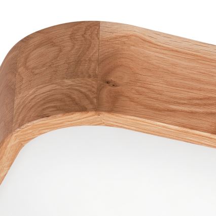 Стельовий світильник OAK SQUARE 4xE27/15W/230V 45x45 см дуб