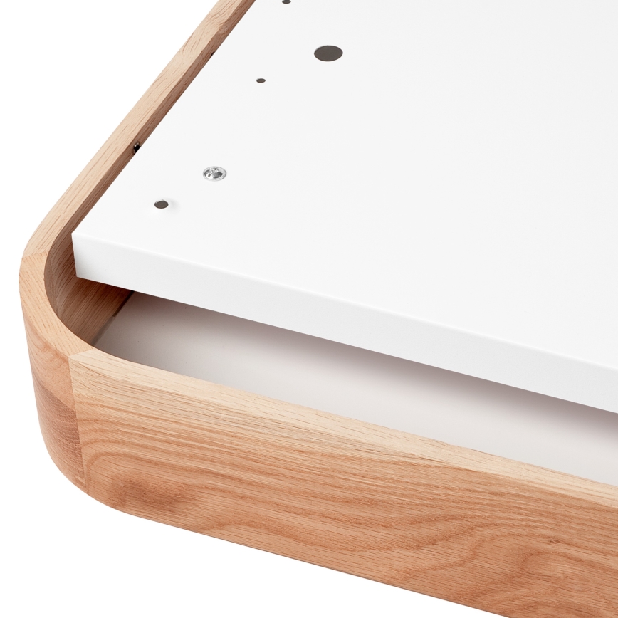 Стельовий світильник OAK SQUARE 4xE27/15W/230V 45x45 см дуб