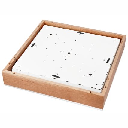 Стельовий світильник OAK SQUARE 4xE27/15W/230V 48x48 см дуб/білий
