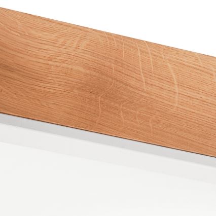 Стельовий світильник OAK SQUARE 4xE27/15W/230V 48x48 см дуб/білий