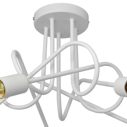 Стельовий світильник OXFORD 5xE27/15W/230V білий