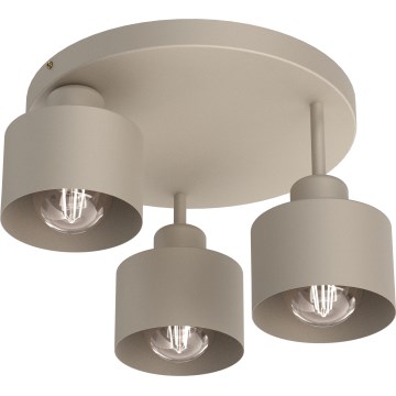 Стельовий світильник PARKLA 3xE27/15W/230V бежевий