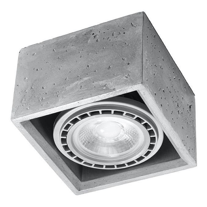 Стельовий світильник QUATRO AR111 1xGU10/40W/230V бетон