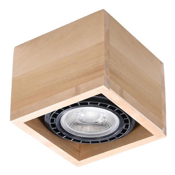 Стельовий світильник QUATRO AR111 1xGU10/40W/230V бук