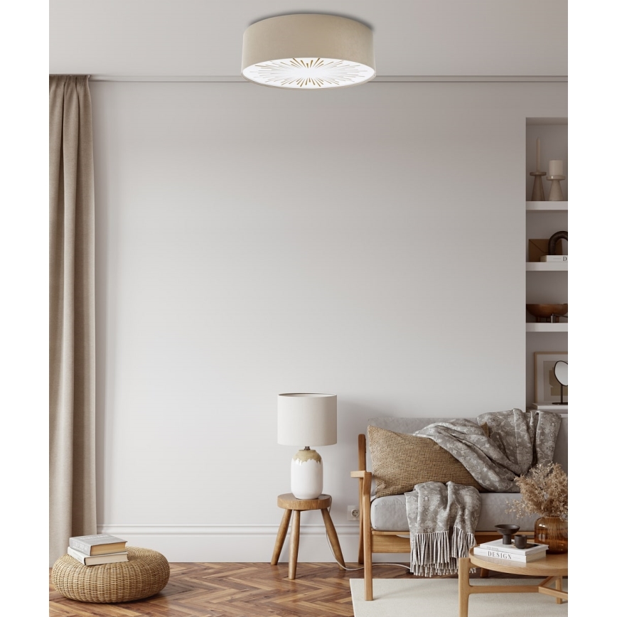 Стельовий світильник RAYS 2xE27/60W/230V діаметр 40 см бежевий