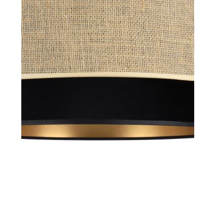 Стельовий світильник SARTA 1xE27/60 Вт/230 В Ø 45 см чорний/джут