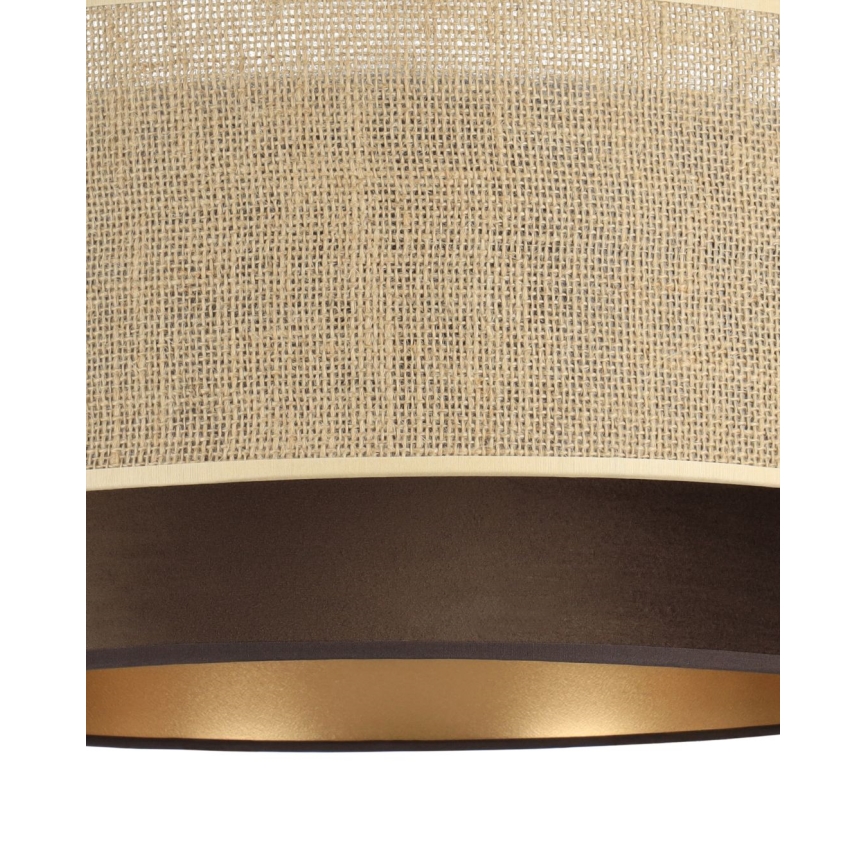 Стельовий світильник SARTA 1xE27/60W/230V pr. 45 cm коричневий/джут