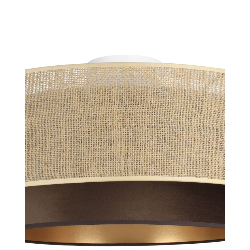 Стельовий світильник SARTA 1xE27/60W/230V pr. 45 cm коричневий/джут