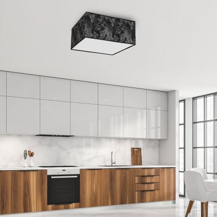 Стельовий світильник SATINO 2xE27/60W/230V чорний/сірий