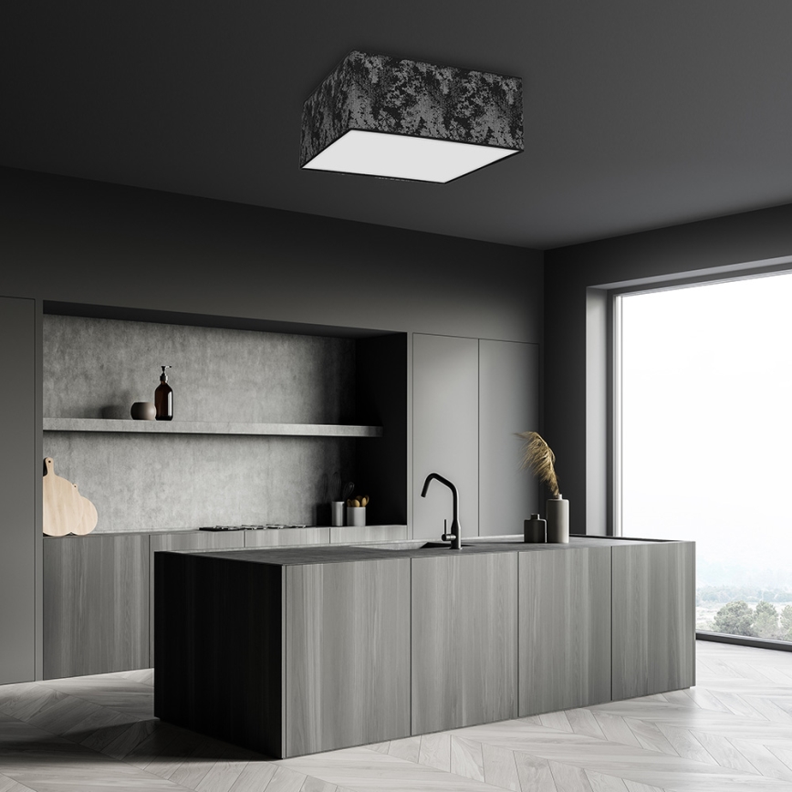 Стельовий світильник SATINO 3xE27/60W/230V чорний/срібний