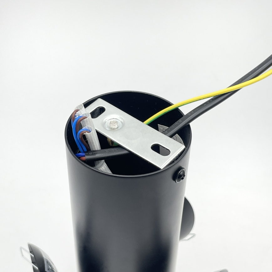 Стельовий світильник SFERIO 3xE14/5W/230V чорний/прозорий