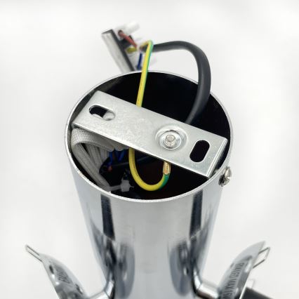 Стельовий світильник SFERIO 3xE14/5W/230V полірований хром/прозорий