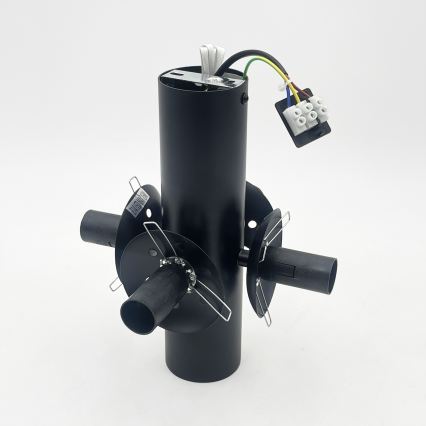 Стельовий світильник SFERIO 4xE14/5W/230V чорний/прозорий