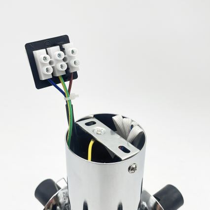 Стельовий світильник SFERIO 4xE14/5W/230V полірований хром/прозоре