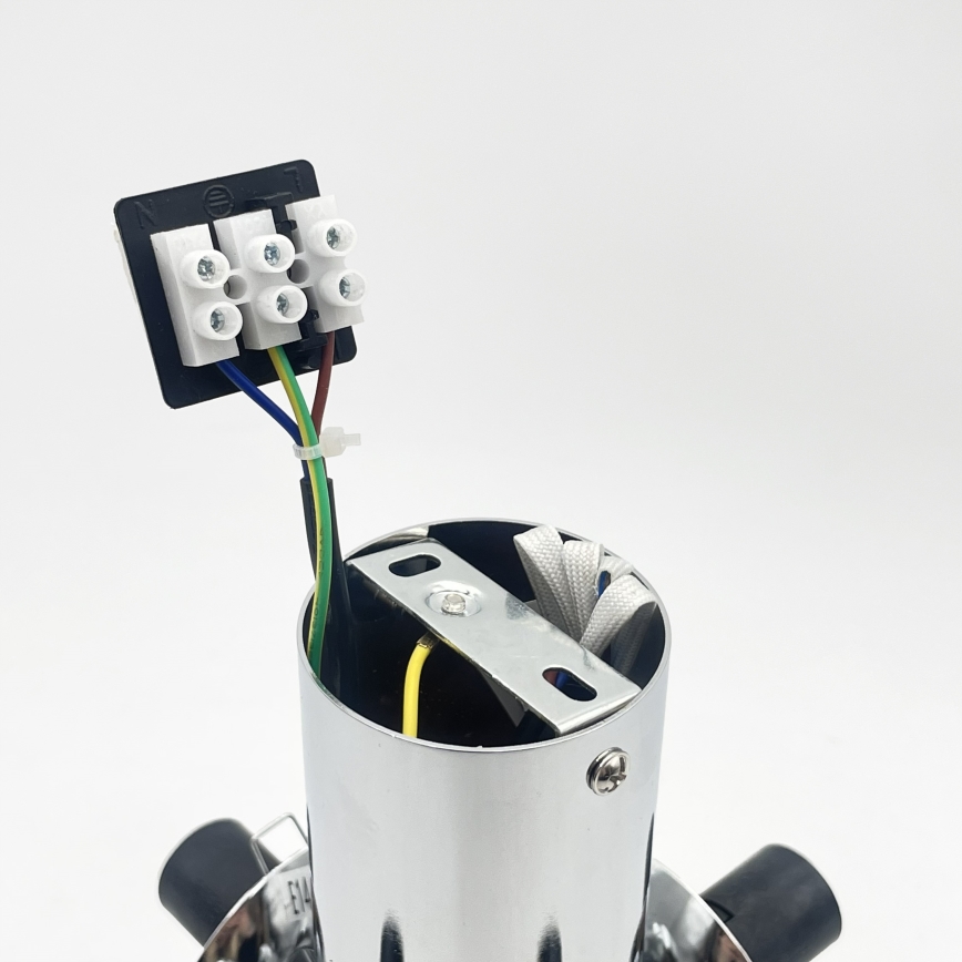 Стельовий світильник SFERIO 4xE14/5W/230V полірований хром/прозоре