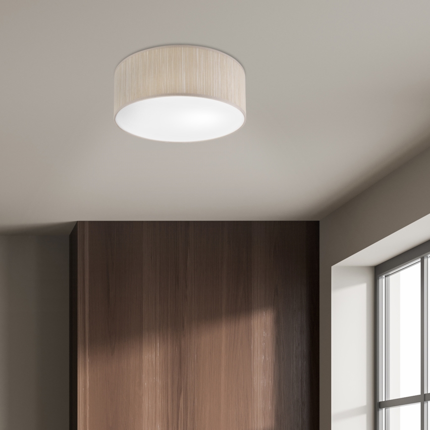 Стельовий світильник SIRJA 1xE27/15W/230V, діаметр 35 см, бежевий