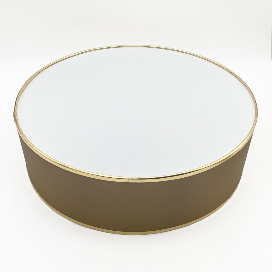 Стельовий світильник SIRJA 2xE27/15W/230V діаметр 45 см коричневий/золотий