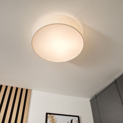 Стельовий світильник SIRJA 2xE27/60W/230V діаметр 45 cm кремовий