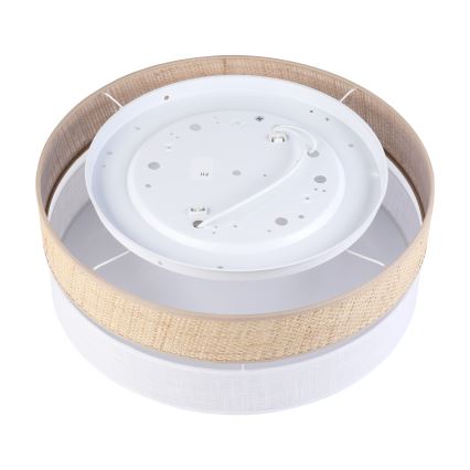 Стельовий світильник SIRJA BOHO 2xE27/15W/230V діаметр 45 см бежевий/білий