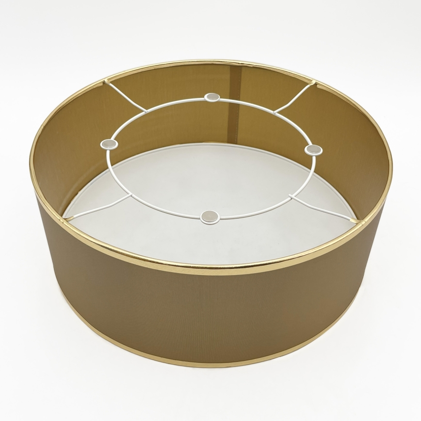 Стельовий світильник SIRJA DOUBLE 2xE14/15W/230V діаметр 35 см коричневий/золотий