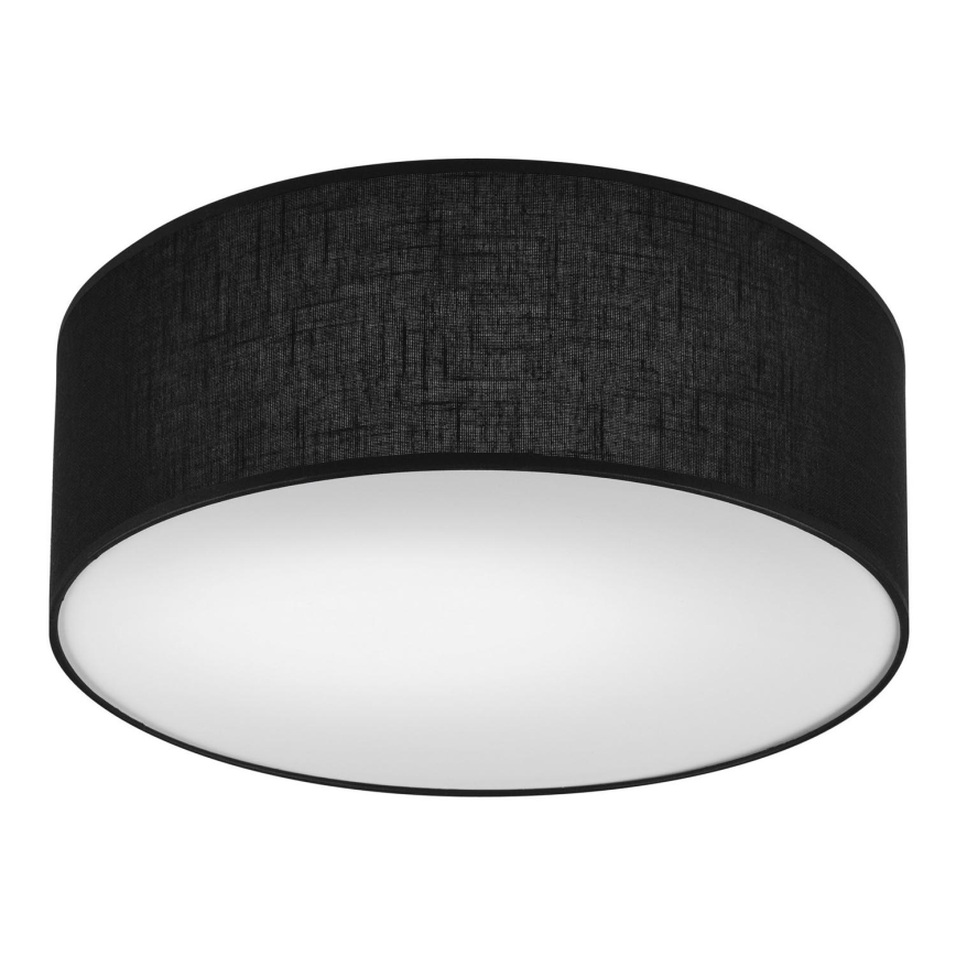 Стельовий світильник SIRJA DOUBLE 2xE27/15W/230V діаметр 35 см чорний