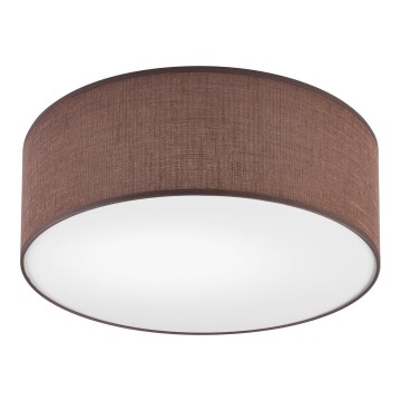Стельовий світильник SIRJA DOUBLE 2xE27/15W/230V діаметр 35 см коричневий