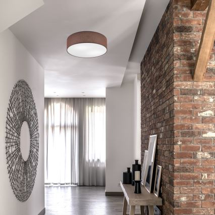 Стельовий світильник SIRJA DOUBLE 4xE27/15W/230V діаметр 45 см коричневий