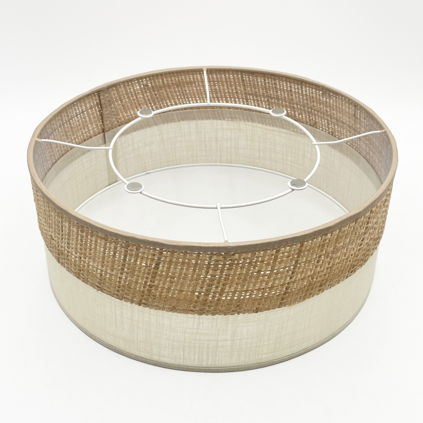 Стельовий світильник SIRJA DOUBLE BOHO 2xE14/15W/230V діаметр 35 см бежевий/кремовий