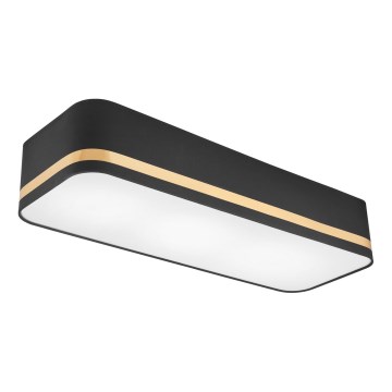 Стельовий світильник SIRJA SQUARE STRIPE 3xE27/15W/230V чорний/золотий