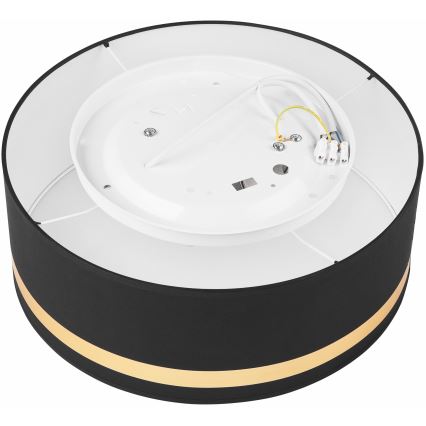 Стельовий світильник SIRJA STRIPE 2xE27/15W/230V діаметр 35 см чорний