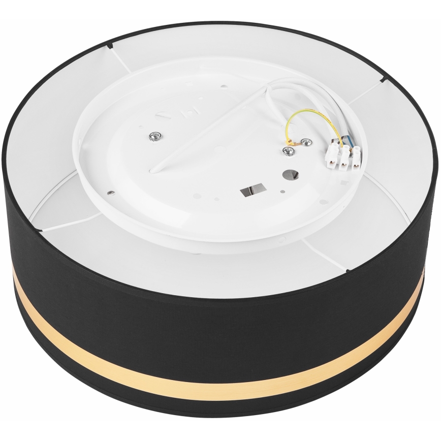 Стельовий світильник SIRJA STRIPE 2xE27/15W/230V діаметр 35 см чорний