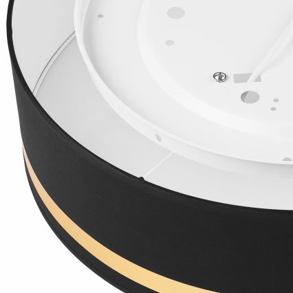 Стельовий світильник SIRJA STRIPE 4xE27/15W/230V діаметр 45 см чорний