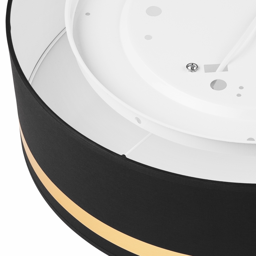 Стельовий світильник SIRJA STRIPE 4xE27/15W/230V діаметр 45 см чорний