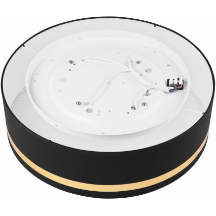 Стельовий світильник SIRJA STRIPE 4xE27/15W/230V діаметр 45 см чорний