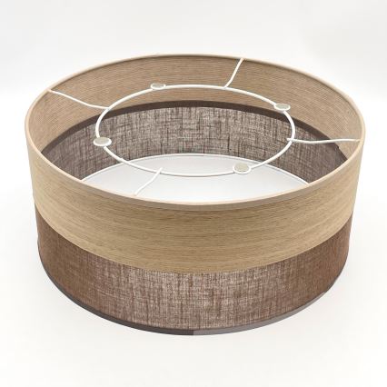 Стельовий світильник SIRJA WOOD 1xE27/15W/230V діаметр 35 см коричневий/дуб