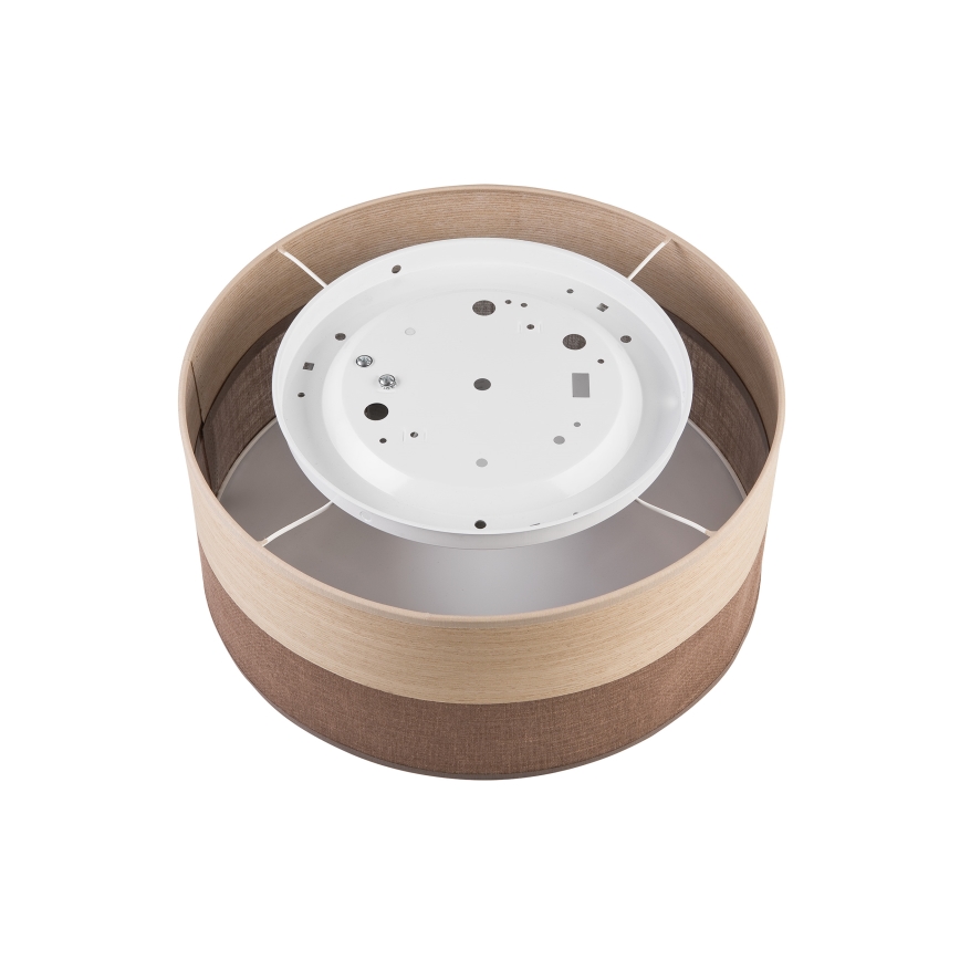Стельовий світильник SIRJA WOOD 1xE27/15W/230V діаметр 35 см коричневий/дуб