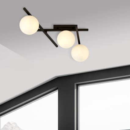 Стельовий світильник SMART 3xE14/10W/230V чорний/білий