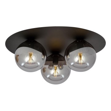 Стельовий світильник SOLAR 3xE14/10W/230V чорний/сірий