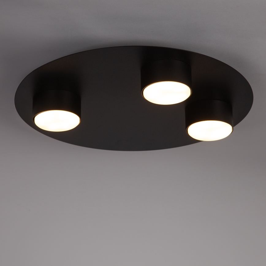 Стельовий світильник STAR 3xGX53/12W/230V чорний