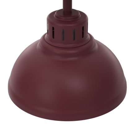 Стельовий світильник SVEN 1xE27/15W/230V, діаметр 21 см, бордовий